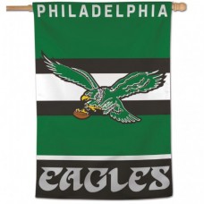 Philadelphia Eagles / Classic Logo Retro Vertical Flag 28" X 40"